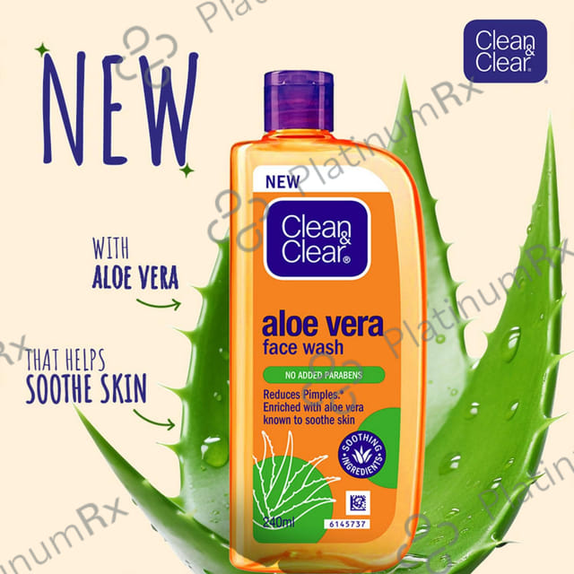 Clean & Clear Aloe Vera Face Wash 240ml
