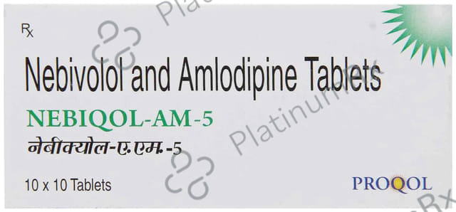 Nebiqol AM 5/5mg Tablet 10s