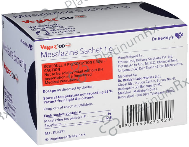 Vegaz OD 1mg Sachet 1.66gm