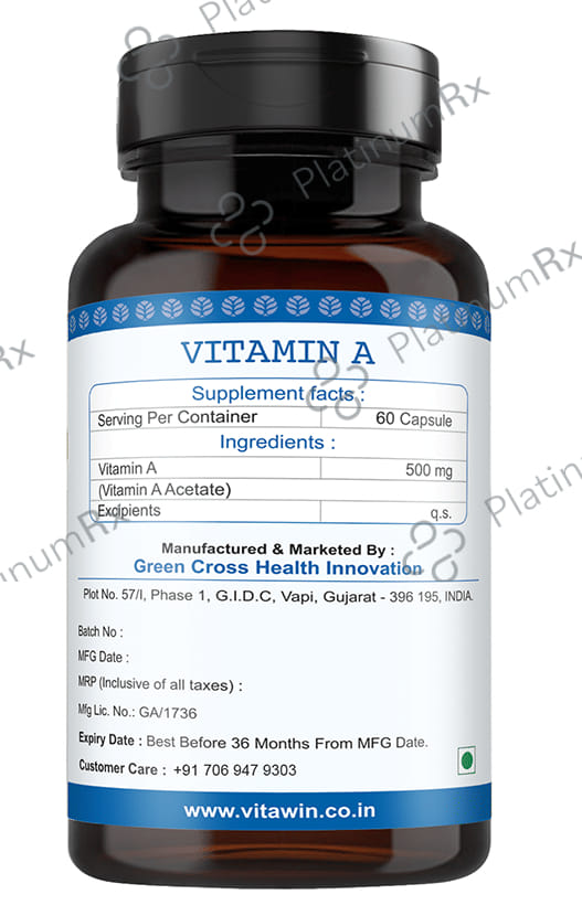 Vitawin Vitamin A Vegetarian Capsule