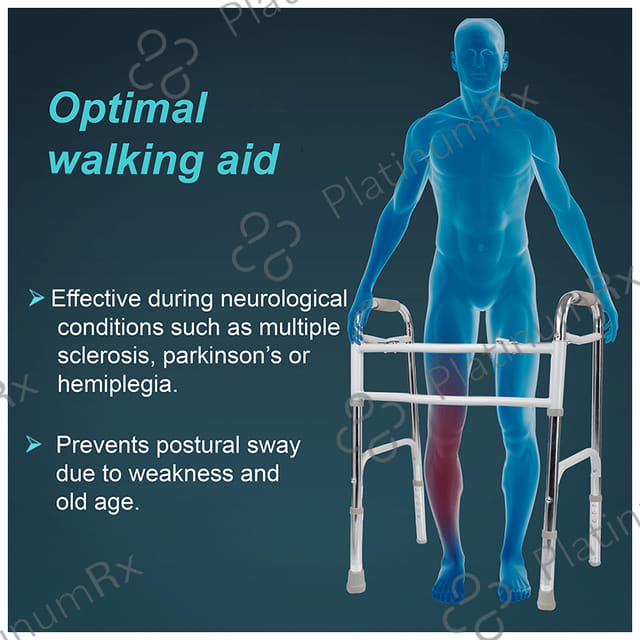 Tynor L-34 Invalid's Walker with All Pods Heavy Duty Universal