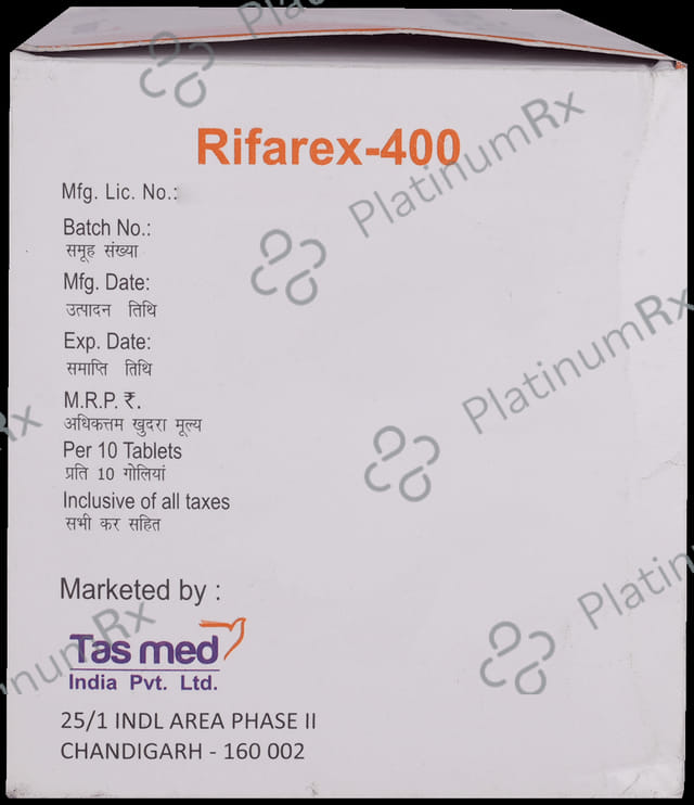 Rifarex 400mg Tablet 10s