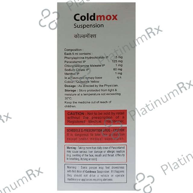 Coldmox Oral Suspension