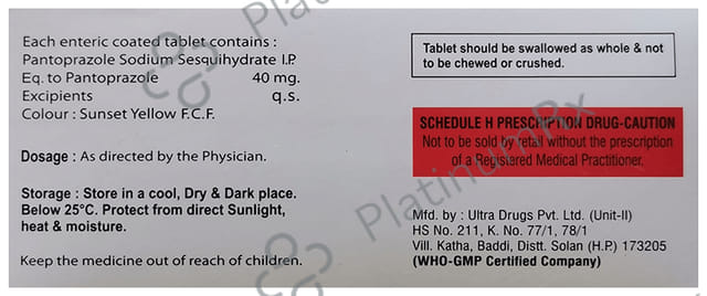Pantosnap 40 Tablet
