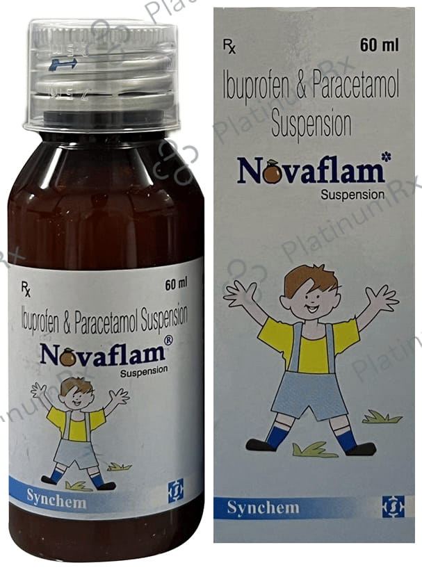 Novaflam 100/162.5mg Suspension 60ml