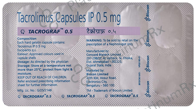 Tacrograf 0.5 Capsule