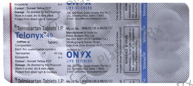 Telonyx 40mg Tablet 10s
