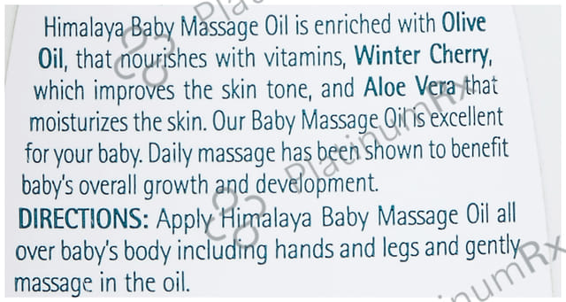 Himalaya Baby Massage Oil 200ml