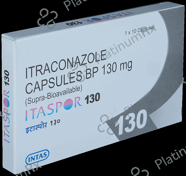 Itaspor 130mg Capsule 10s