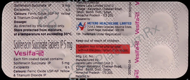 Vesifa 5mg Tablet