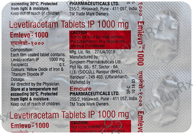 Emlevo 1000mg Tablet 10s