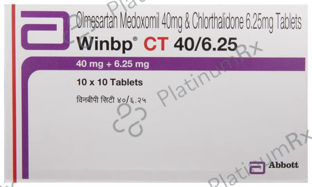 Winbp CT 40/6.25mg Tablet 10s
