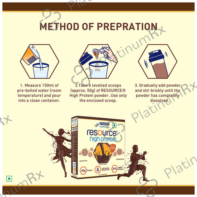 Nestle Resource High Quality Whey Protein - Flavour Chocolate