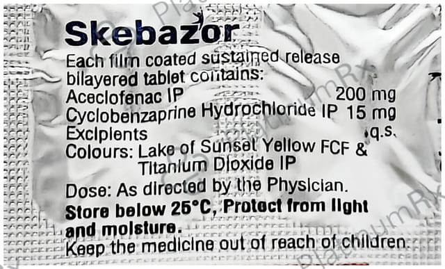 Skebazor 15/200mg Tablet 10s