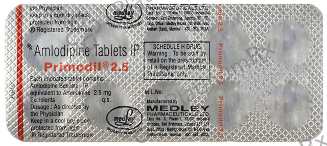Primodil 2.5mg Tablet 10s
