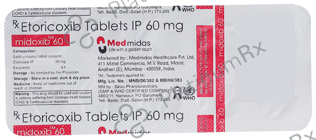 Midoxib 60mg Tablet