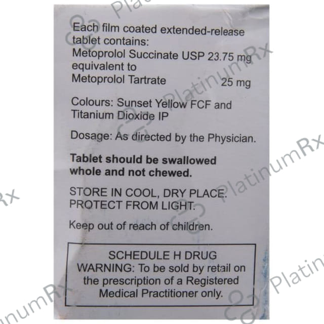 Metomac 25mg Tablet ER 10s