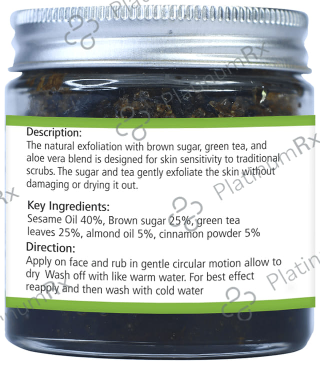 Natuur Body Scrub Brown Sugar & Green Tea