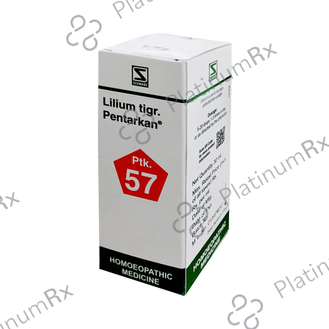 Dr Willmar Schwabe India Lilium Tigr. Pentarkan Ptk 57 Drop