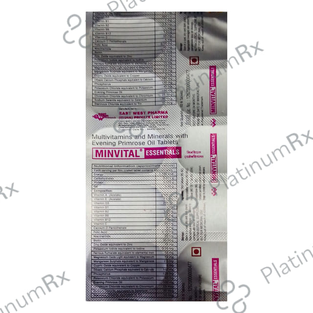 Minvital Essentials Tablet