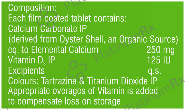 Ossopan 250mg/125IU Tablet 15s
