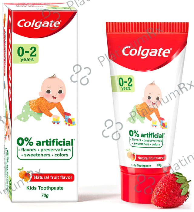 Colgate Natural Fruit Toothpaste for Kids (0-2 Years)