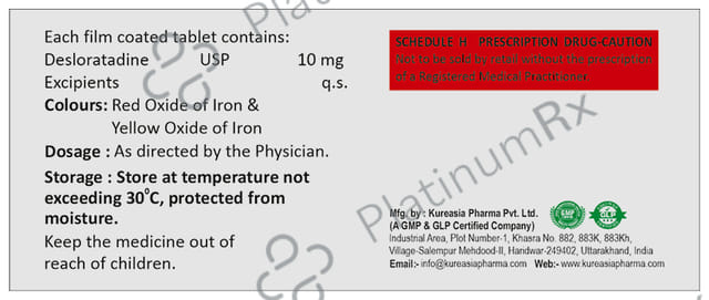 Defoz 10mg Tablet 10s