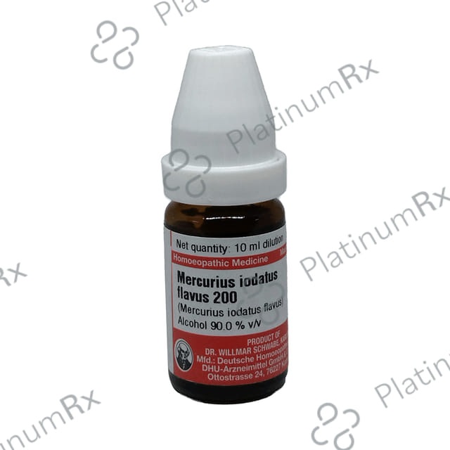 Dr Willmar Schwabe Germany Mercurius Iodatus Flavus Dilution 200