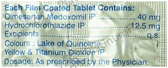Olmeblu H 12.5/40mg Tablet 15s