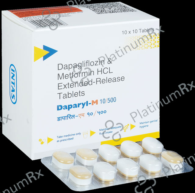 Daparyl M 10/500mg Tablet ER 10s
