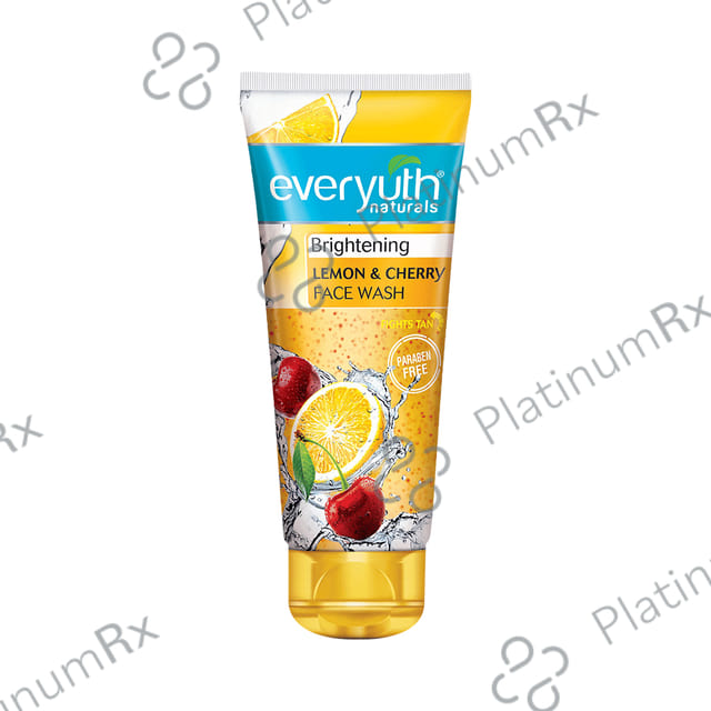Everyuth Naturals Brightening Lemon & Cherry Face Wash 150 gm