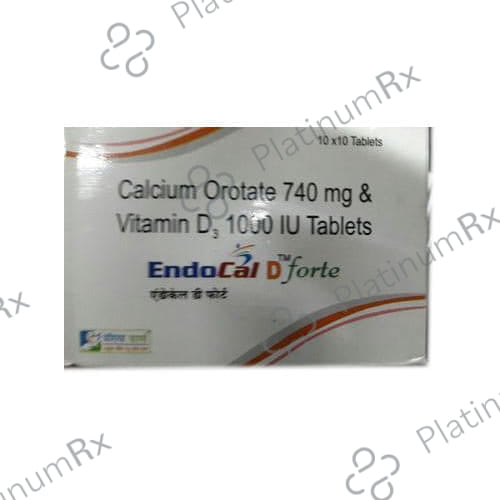 Endocal D Forte D3 740mg Tablet 10s