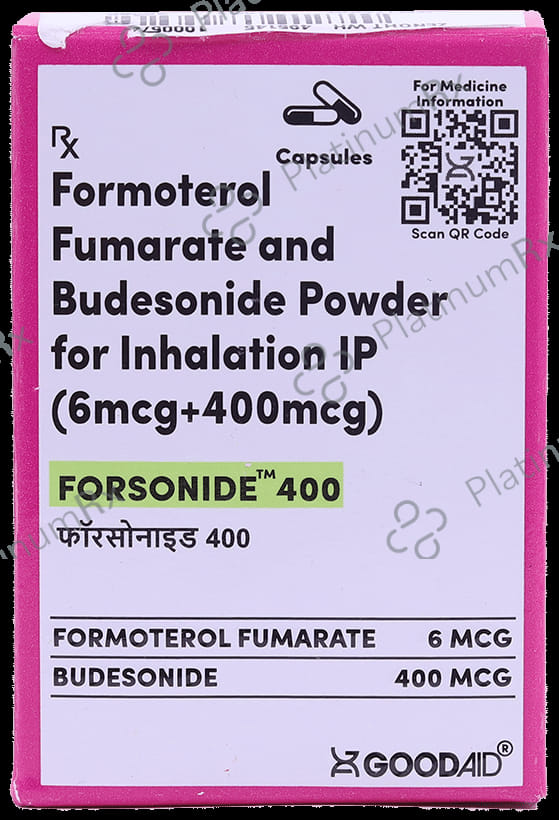 Forsonide 400/6mcg Capsule 30