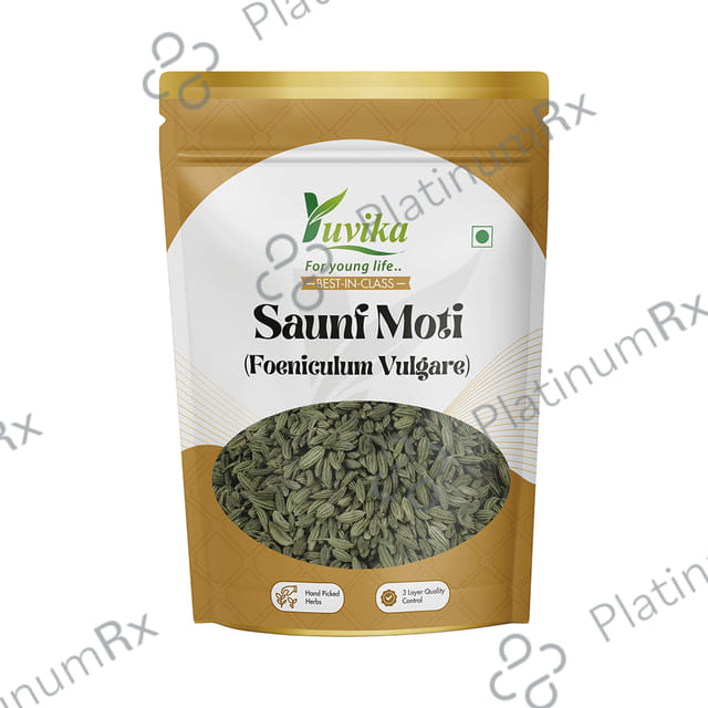 Yuvika Saunf Moti - Sonf Moti - Foeniculum Vulgare - Fennel Big 200 gm