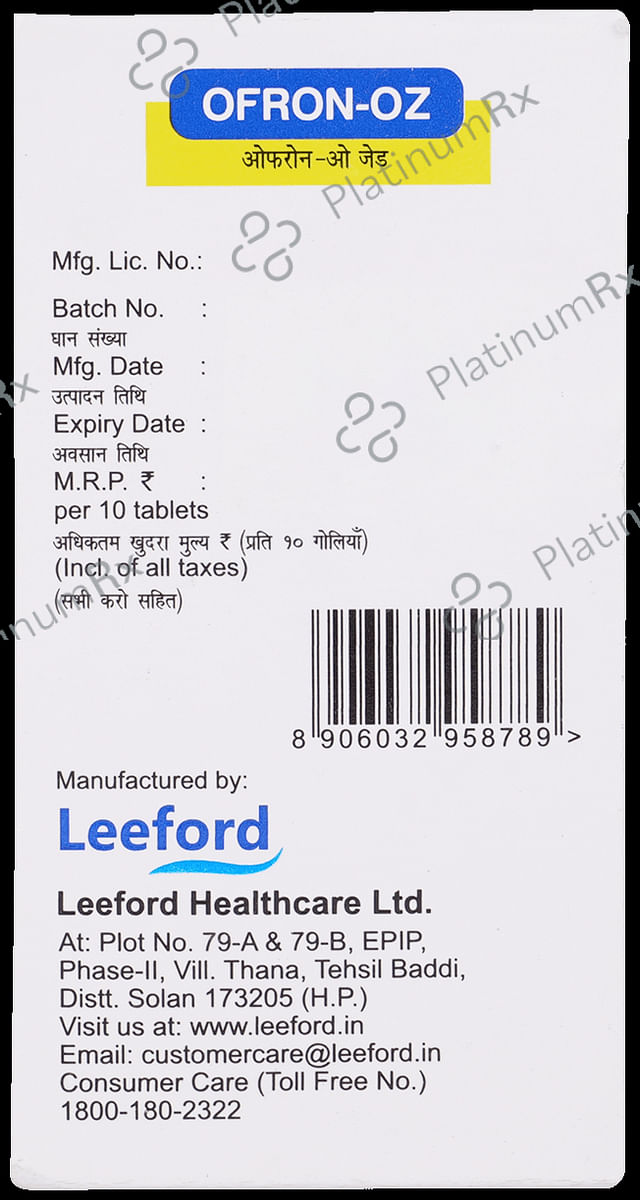 Ofron OZ Tablet 10s