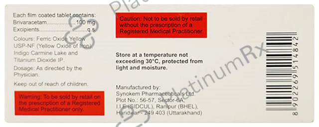 Brivasure 100mg Tablet 10s