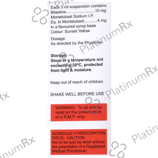 Prulastin M Oral Suspension 60ml