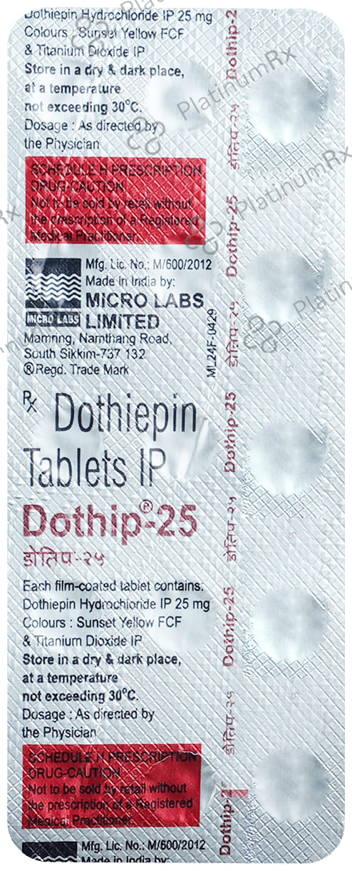 Dothip 25mg Tablet 15s