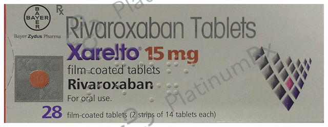 Xarelto 15mg Tablet 28 Tablet