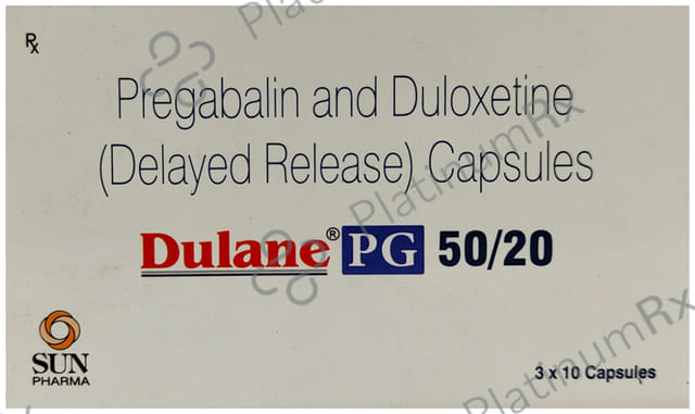 Dulane PG 50/20mg Capsule 10s