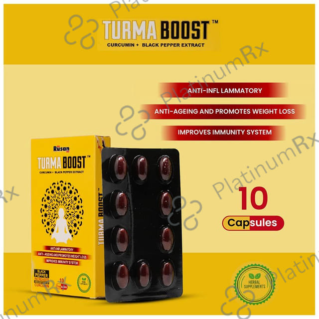 TurmaBoost Curcumin + Black Pepper Extract Capsule