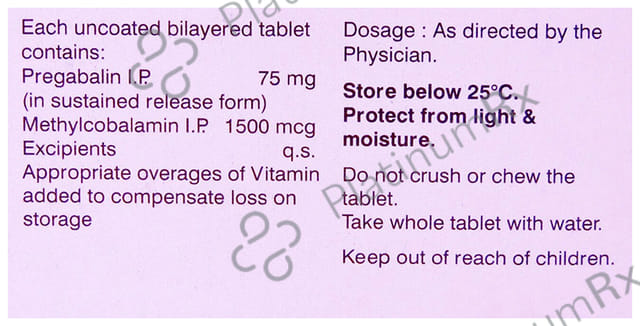 Pregadoc M - SR 75 Tablet