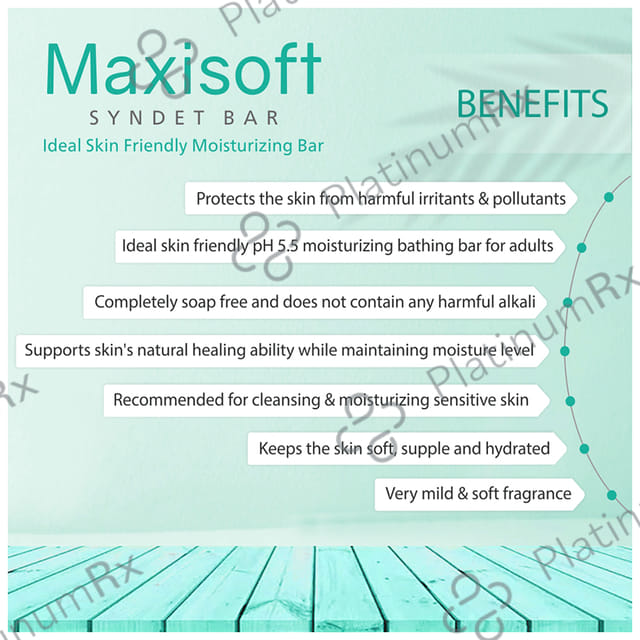 Maxisoft Syndet Bar (75gm Each) 1 units