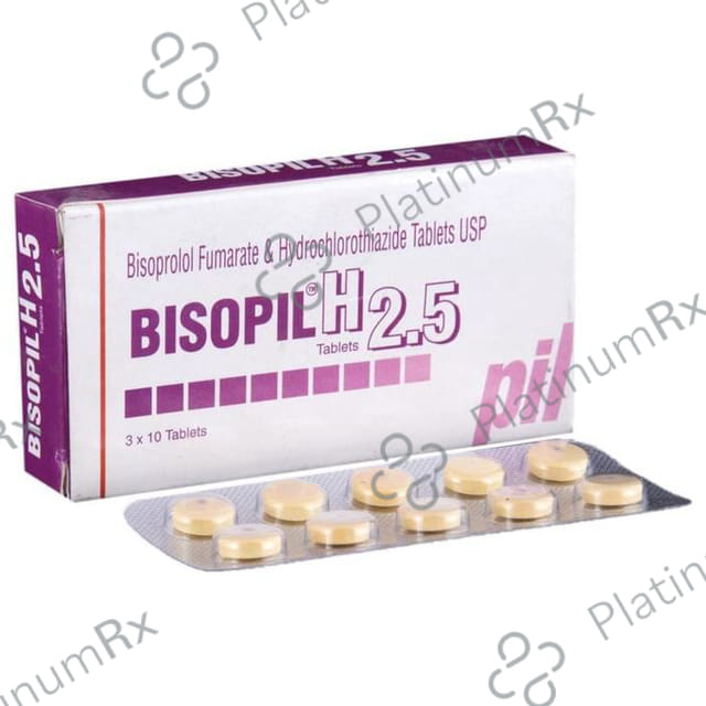 Bisopil H 2.5/6.25mg Tablet 10s