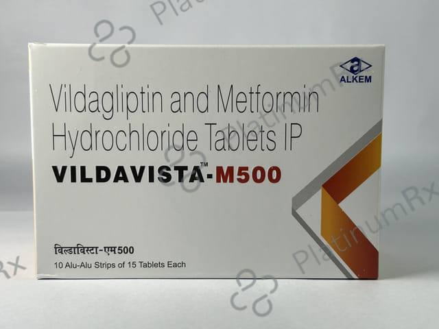 Vildavista M 500mg Tablet 15s