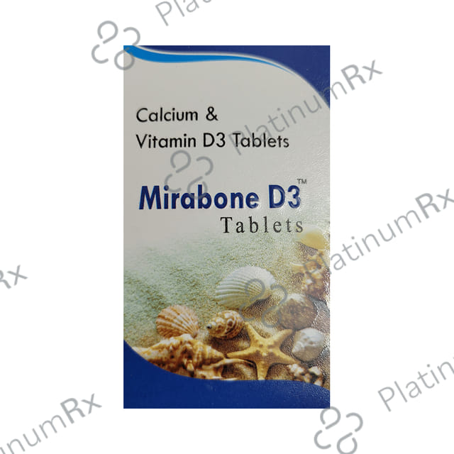 Mirabone D3 500mg/600IU Tablet 30s