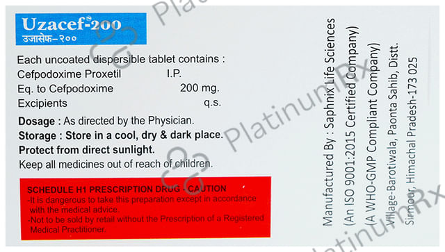 Uzacef 200 Tablet