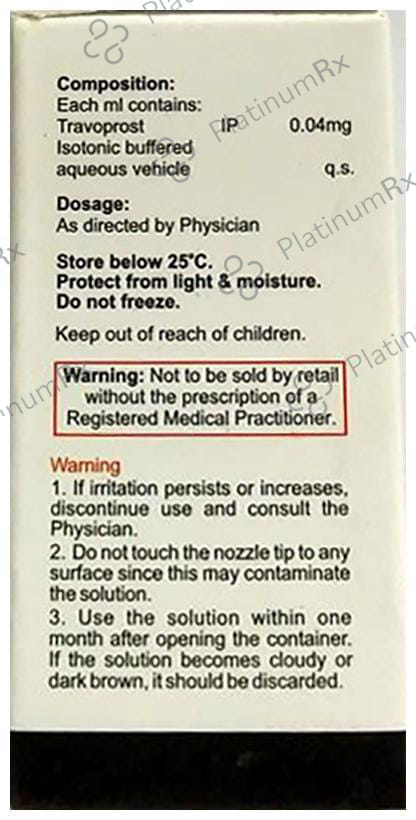 Travosoft Eye Drop BAK Free