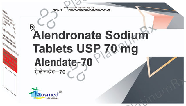 Alendate 70mg Tablet 4s