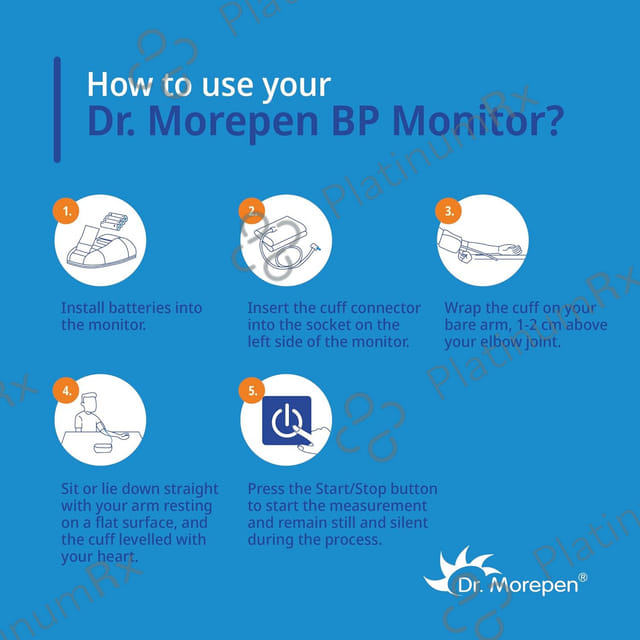 Dr Morepen BP 14 Blood Pressure Monitor 1s